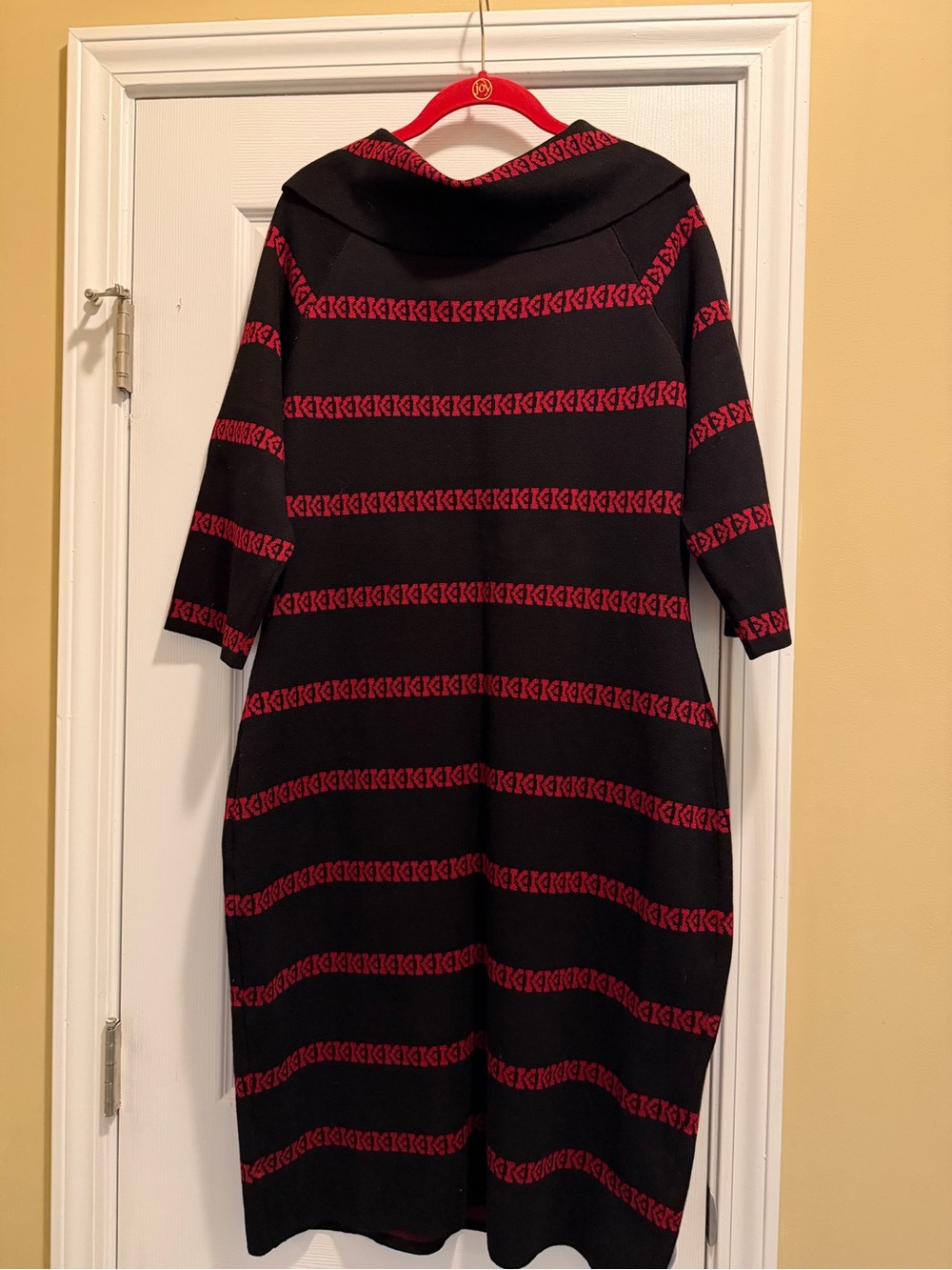 Liz Claiborne Midi Sweater Dress Cowl Neck - Picture 8 of 9